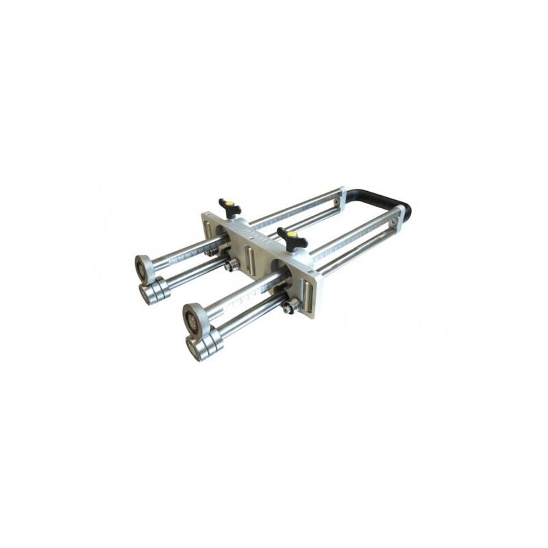 Plieuse à main double colonne, 3 rouleaux de guidage - ref: PLIMDC3 - Hauteur de relevé 5 à 200 mm - Jouanel