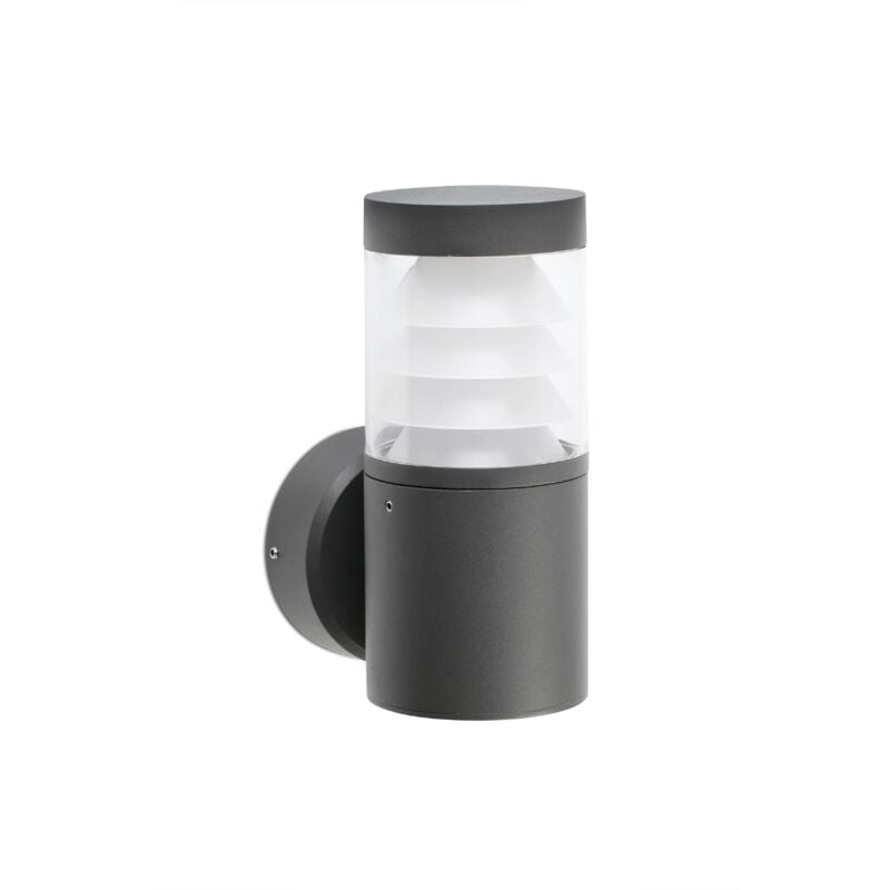 Faro Plim - Applique led da esterno 3 grigio scuro 10W 3000K IP65