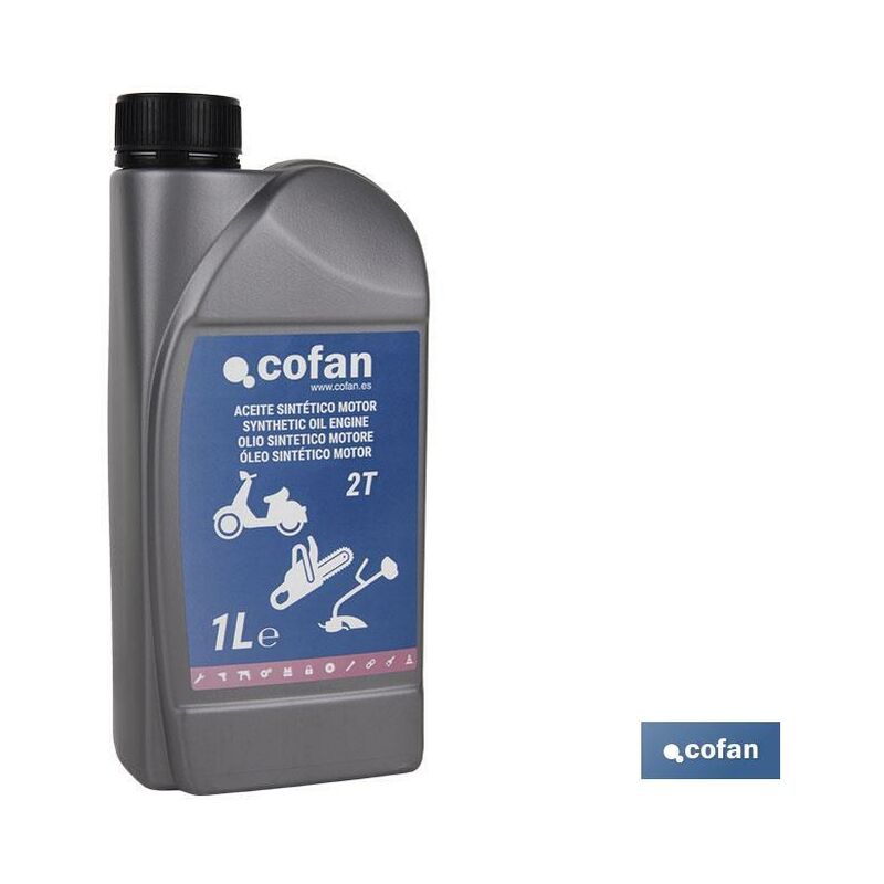 Cofan - aceite sintetico 1 lt. plus motor 2 tiempos