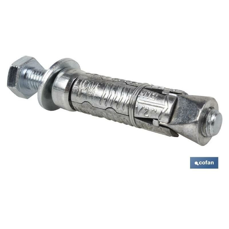 

Cofan - PLIMPO anclaje zamak hpm m-8x50 con tornillo 8.8 caja 50 unid.