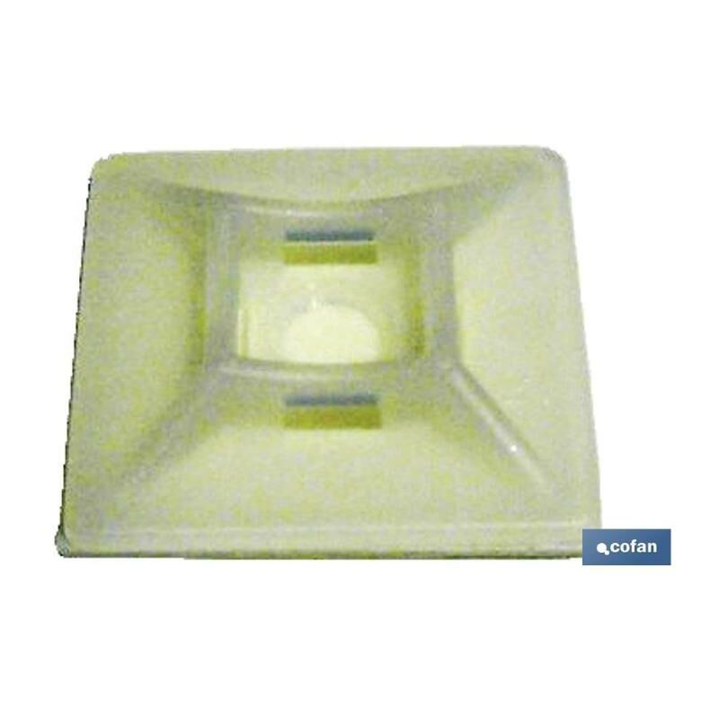 

PLIMPO base adhesiva bridas 25x25 caja 100 unid.