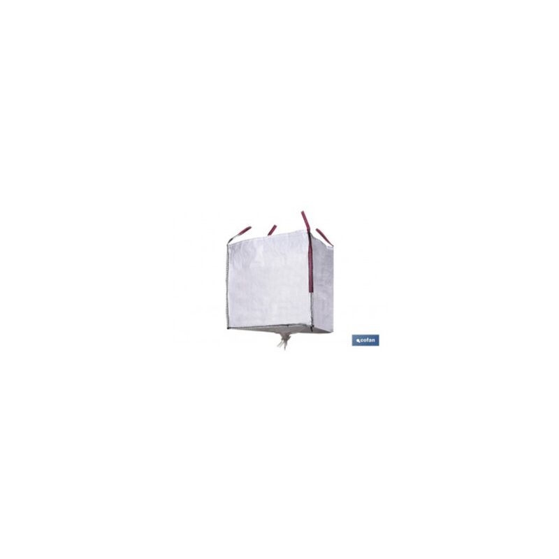 

Big bag escombros 90x90x90cms blanco cvalvdescarga
