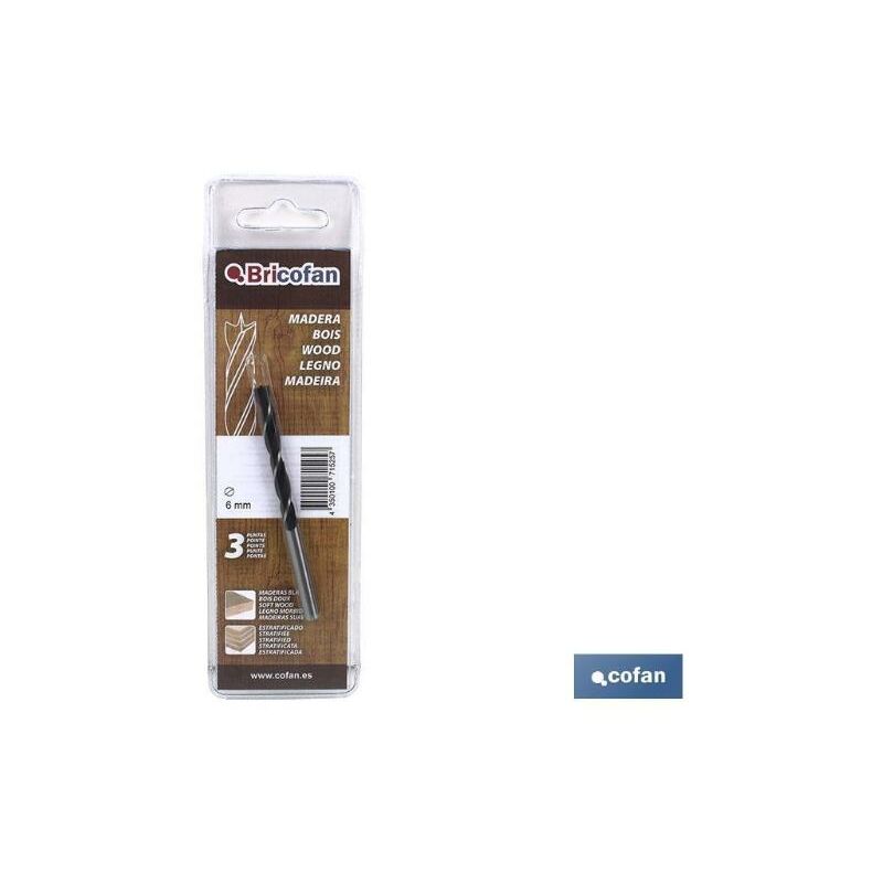 

PLIMPO bl 1 uds broca 3 puntas bri 7 mm - Cofan