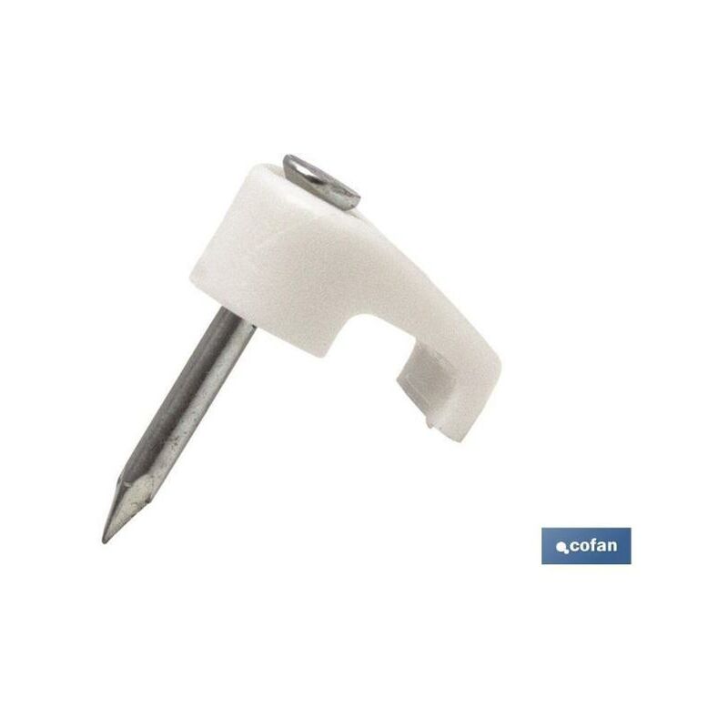 

PLIMPO bl 9 uds grapa plástico plano 5.4x3.3mm caja 12 unid.