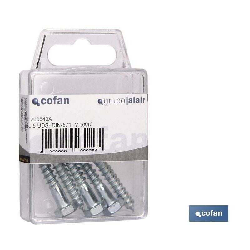 

Tirafondo bl 5 uds din-571 m-6x50 venta unitaria