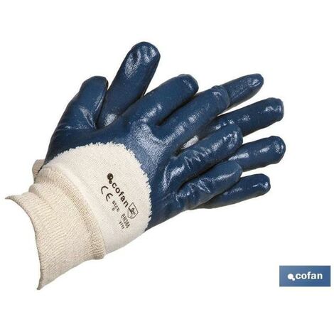 PLIMPO blíster de guante de nitrilo azul talla 8 venta unitaria