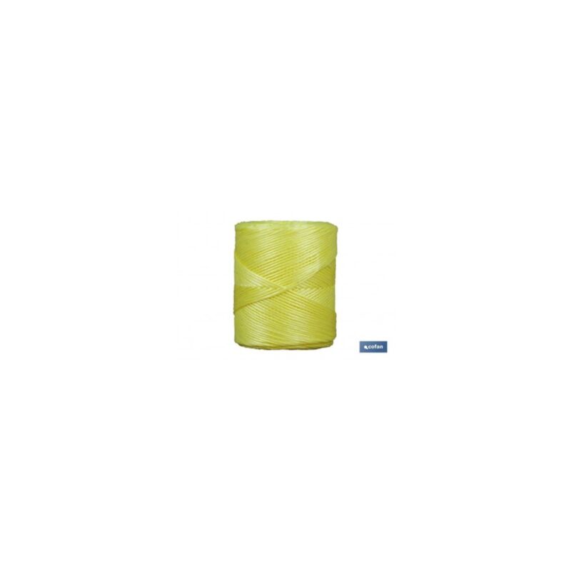 

Bobina hilo rafia 600 750 grs amarillo