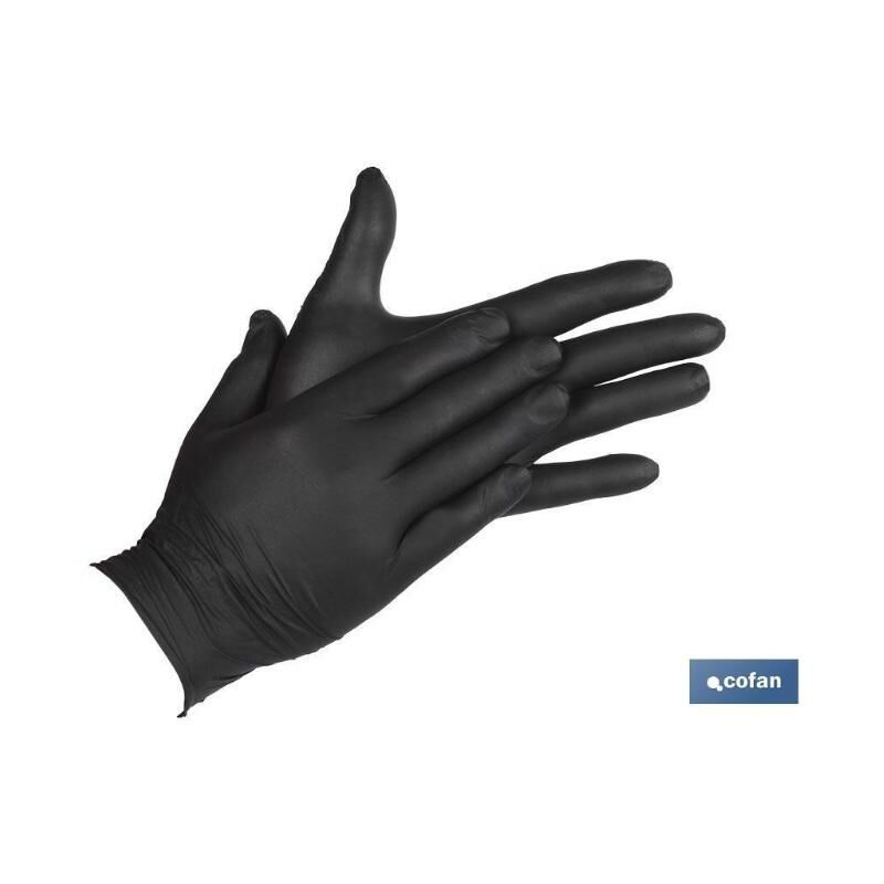 

PLIMPO caja 100 unds. guantes de nitrilo negro t - s