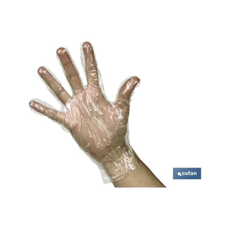 

PLIMPO caja de 10.000 guantes de polietileno (hdpe) talla única