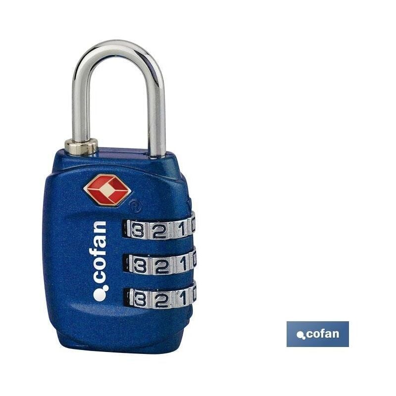 Candado combinacion 30 viaje tsa 4DIG - Cofan