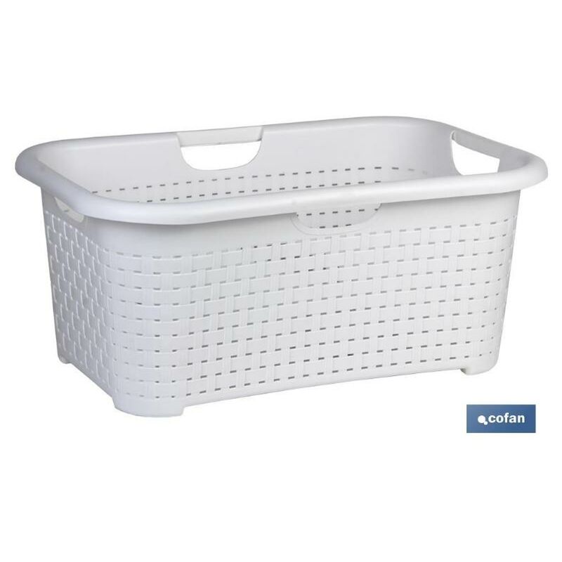 

PLIMPO cesta multiusos de color crema modelo marsella 59x38x26 cm caja 6 unid.