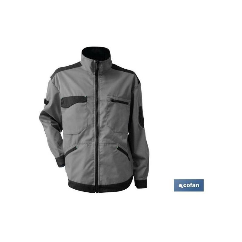 

Cofan - PLIMPO chaqueta trabajo benz 280gms/m gris-negro t-l