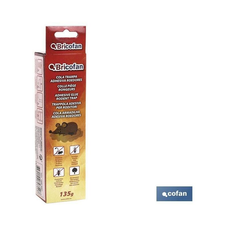 

Cola trampa adhesiva roedores tubo 135g