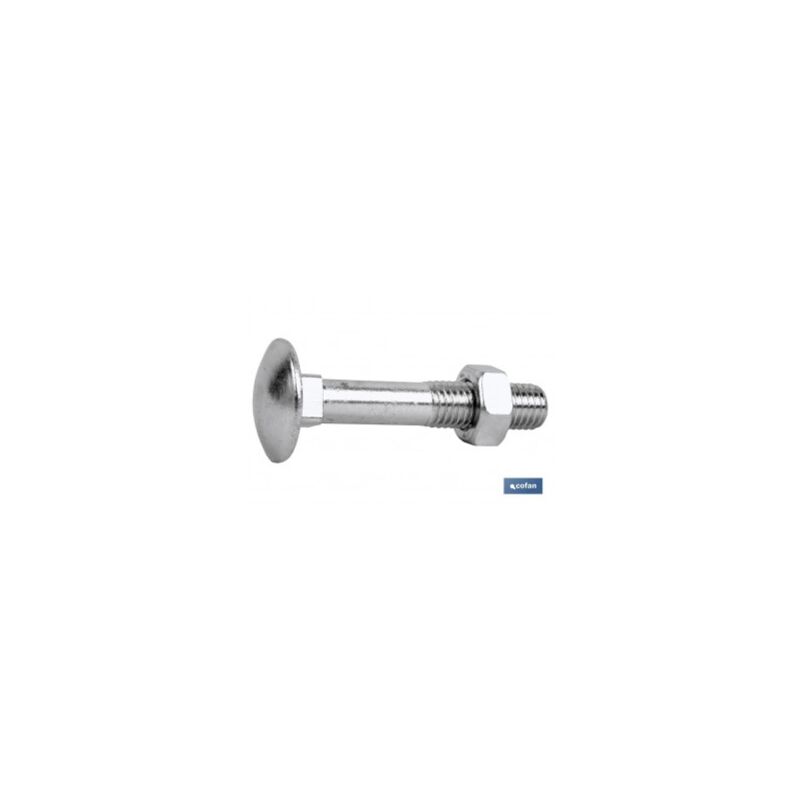 

Tornillo carrocero mas tuerca de acero zincado din-603934 m-10x240 z pack 10 uds