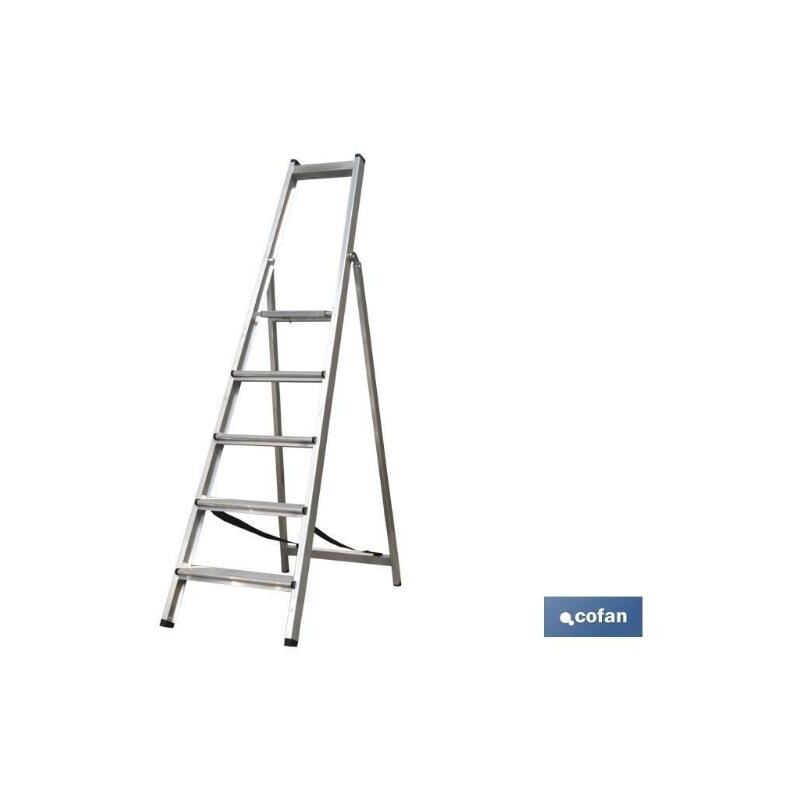 

PLIMPO escalera alum. soldada 5 peldaños - reforzada