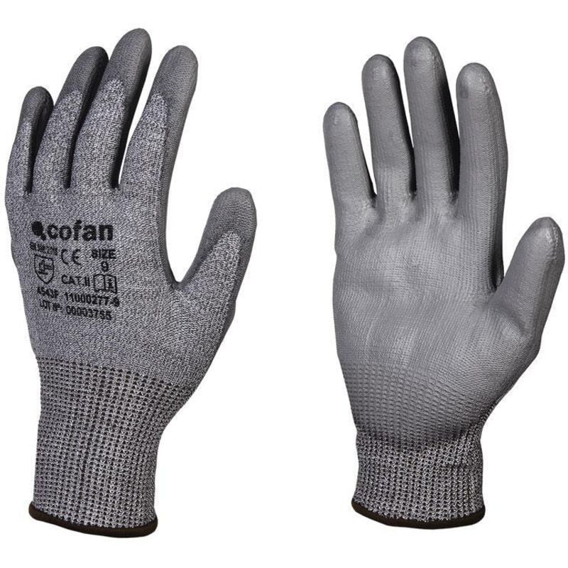 

PLIMPO guante anticorte impregnado pu gris t-11 caja 12 unid.