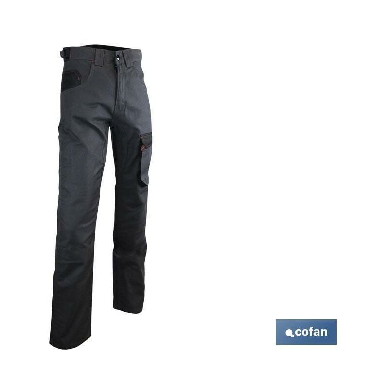 

PLIMPO pantalon trabajo quant 300gms/m gris-negro t-60