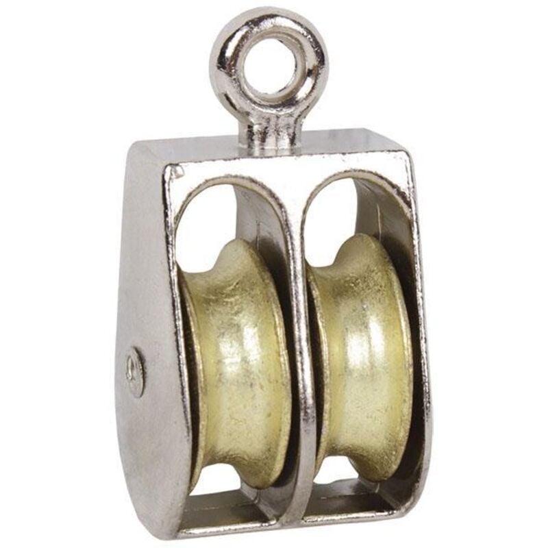 

PLIMPO polea doble fija niquelada (ø12mm) caja 25 unid.