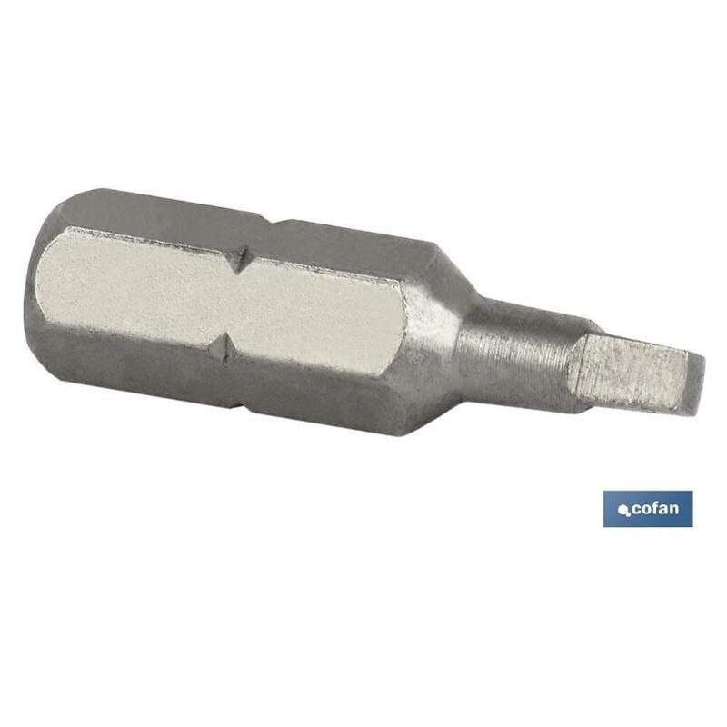 punta de destornillador cuadrada estándar r-2 25 mm venta unitaria