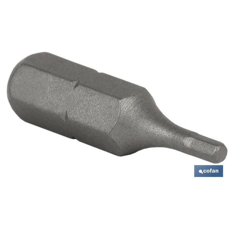 Cofan - punta de destornillador hexagonal estándar 2 25 mm venta unitaria