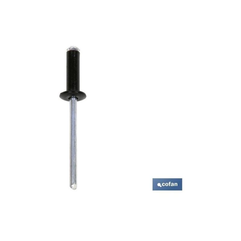 

PLIMPO remaches de flor 4.0 x 20 mm negro caja 500 unid.