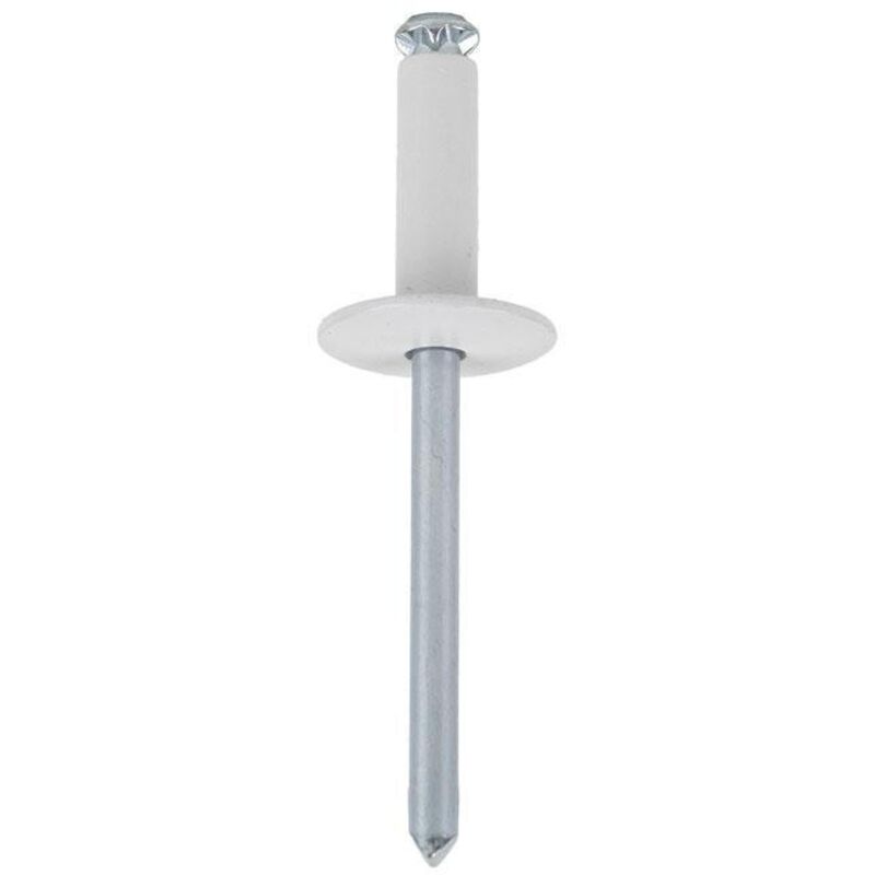 

PLIMPO remache flor cabeza ancha 4,8x16mm blanco caja 250 unid.