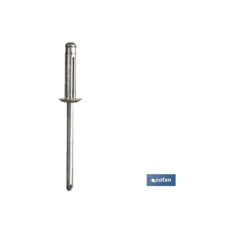 

PLIMPO remaches aluminio trebol 4.0 x 13 mm caja 500 unid.