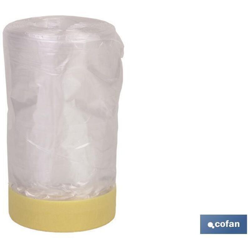 

Rollo cinta crepe mas plÁstico 80 90cm x 225m