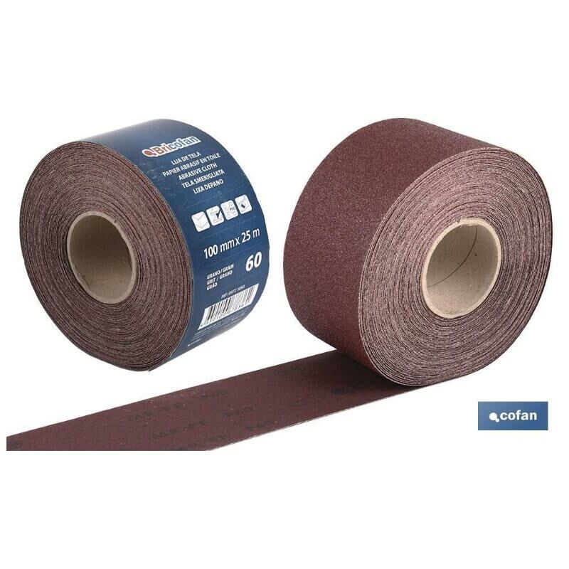 

PLIMPO rollo lija tela universal 100 x 25 m. g.60