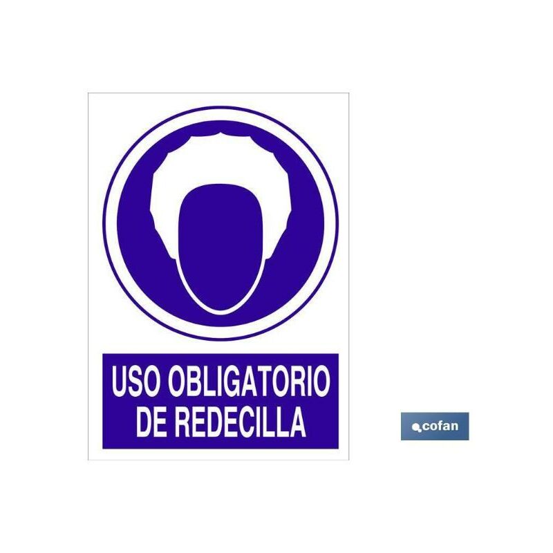 

PLIMPO señal adhesiva 148x105mm uso obligatorio de redecilla