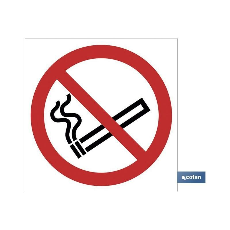

PLIMPO señal adhesiva 210x210mm prohibido fumar