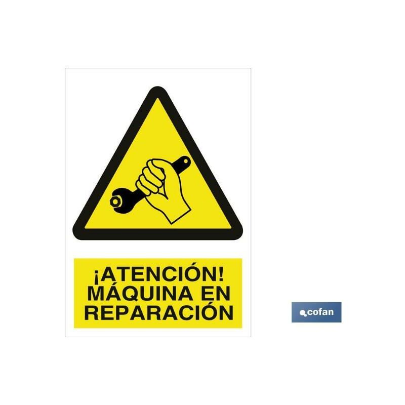 

PLIMPO señal adhesiva 297x210 ¡atención! máquina en reparación