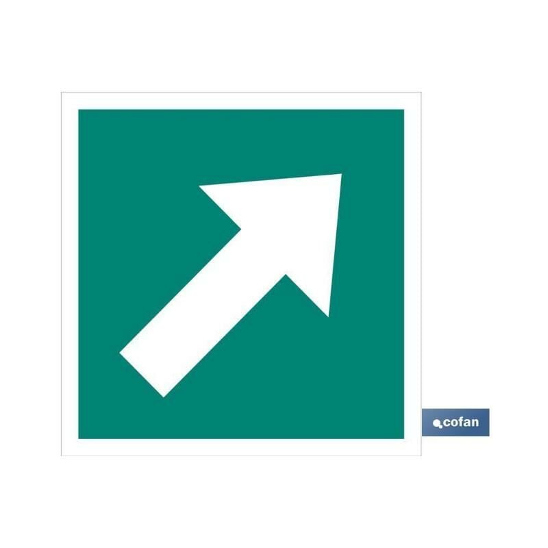 

PLIMPO señal luminescente 105x15mm salida en oblícuo