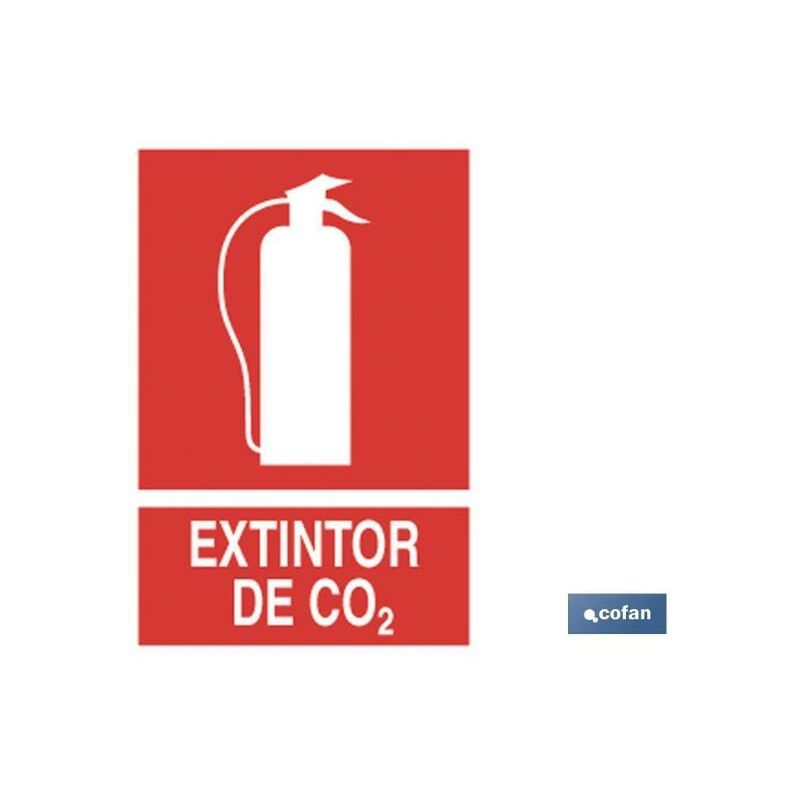 

PLIMPO señal luminiscente 210x148mm. extintor co2