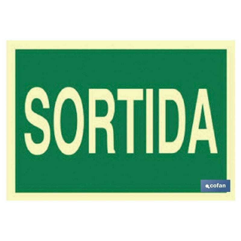 

PLIMPO señal luminiscente 420x297mm. sortida