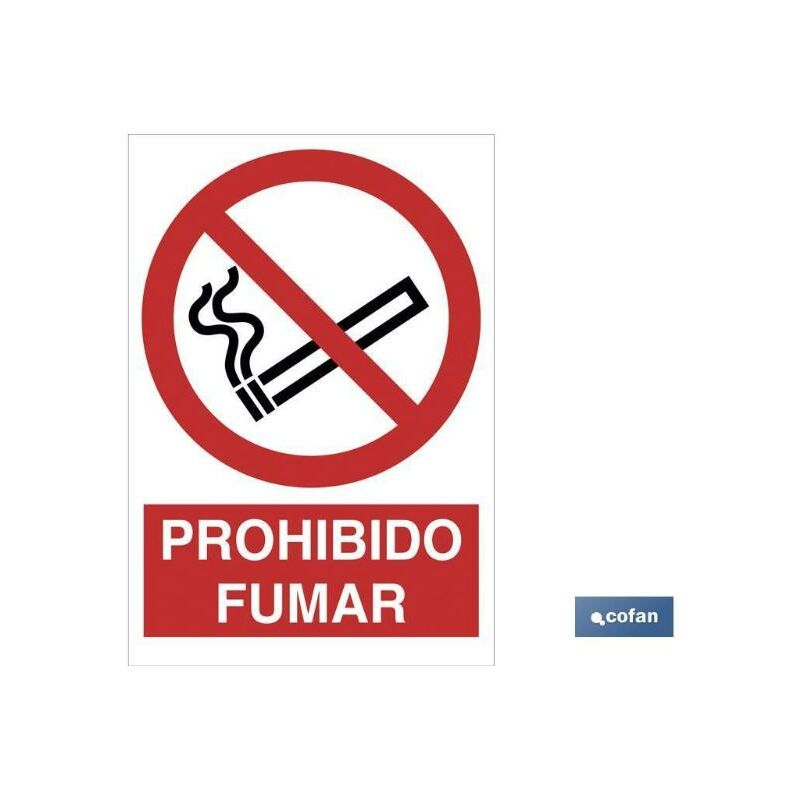 

PLIMPO señal poliestireno 148x105mm. prohibido fumar