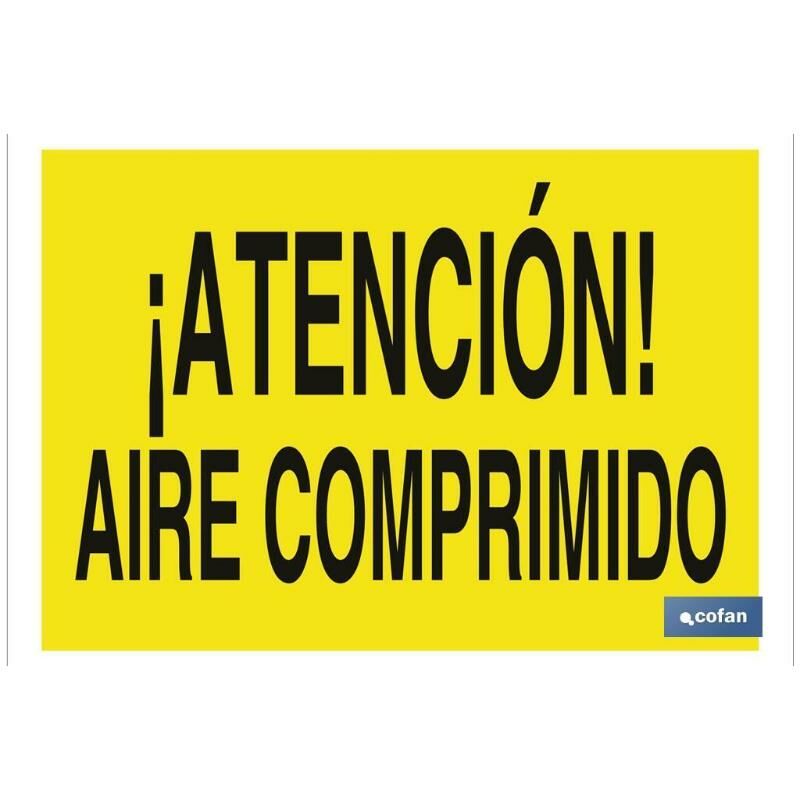 

PLIMPO señal poliestireno 297x210 ¡atención! aire comprimido