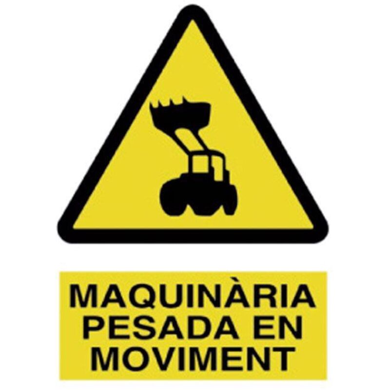 

PLIMPO señal poliestireno 297x210 mm perill maquinària pesada