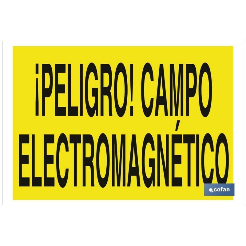 

PLIMPO señal poliestireno 297x210 ¡peligro! campo electromagnético