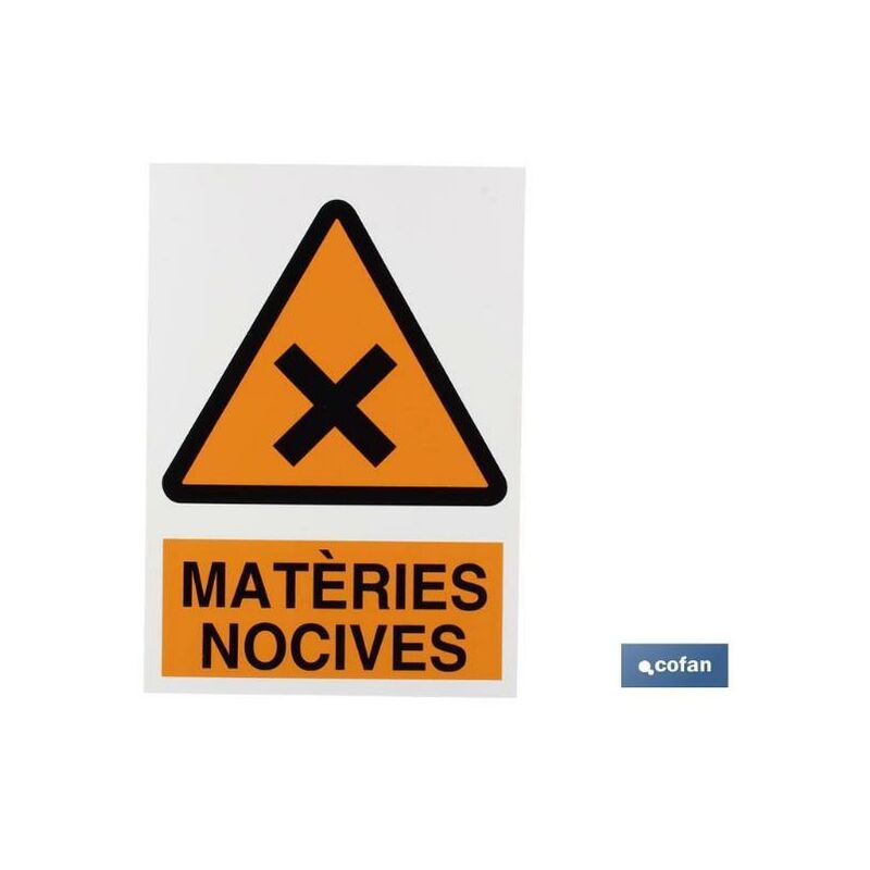 

PLIMPO señal poliestireno 420x297 mm perill matèries nocives
