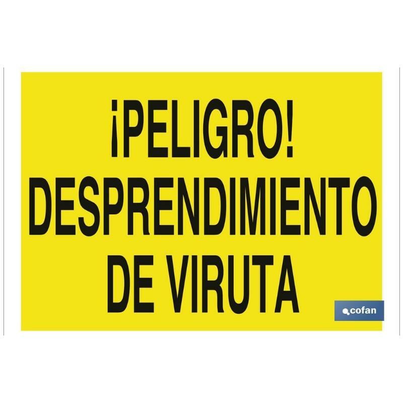 

PLIMPO señal poliestireno 420x297 ¡peligro! desprendimiento de viruta