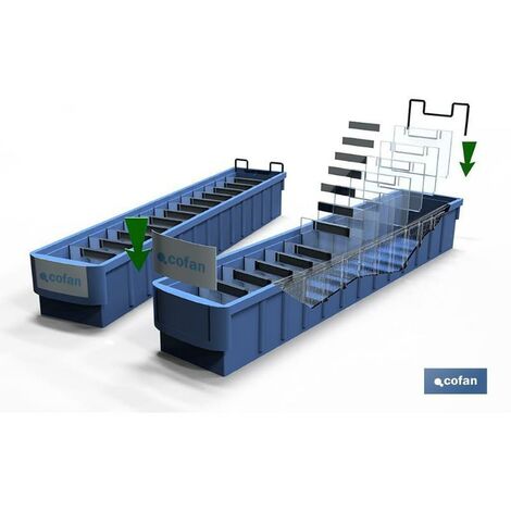 PLIMPO separador transversal plastico p/gaveta