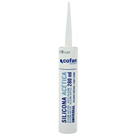 PLIMPO silicona acética universal 280ml blanco