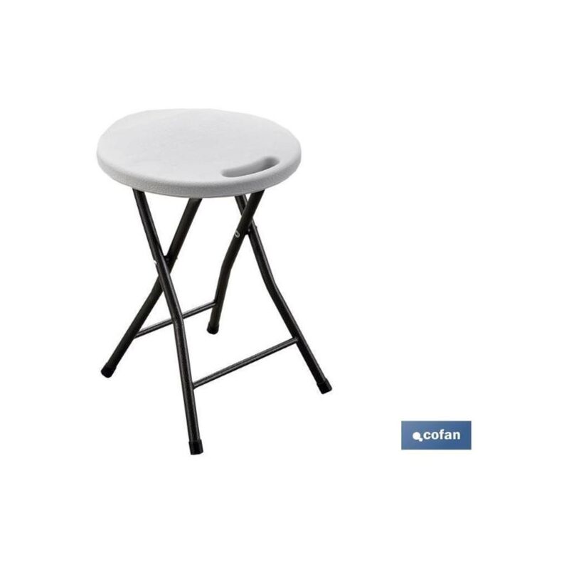 

PLIMPO taburete plegable blanco 33x30x46cm caja 4 unid.