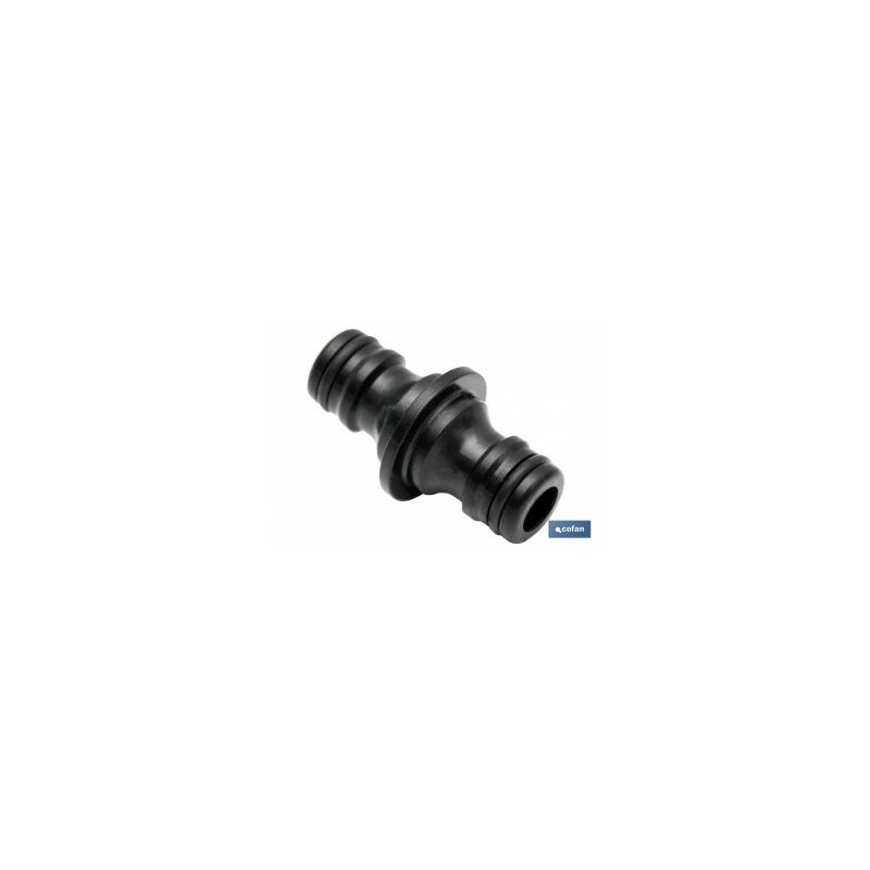 

Doble conector macho para empalmes de mangueras