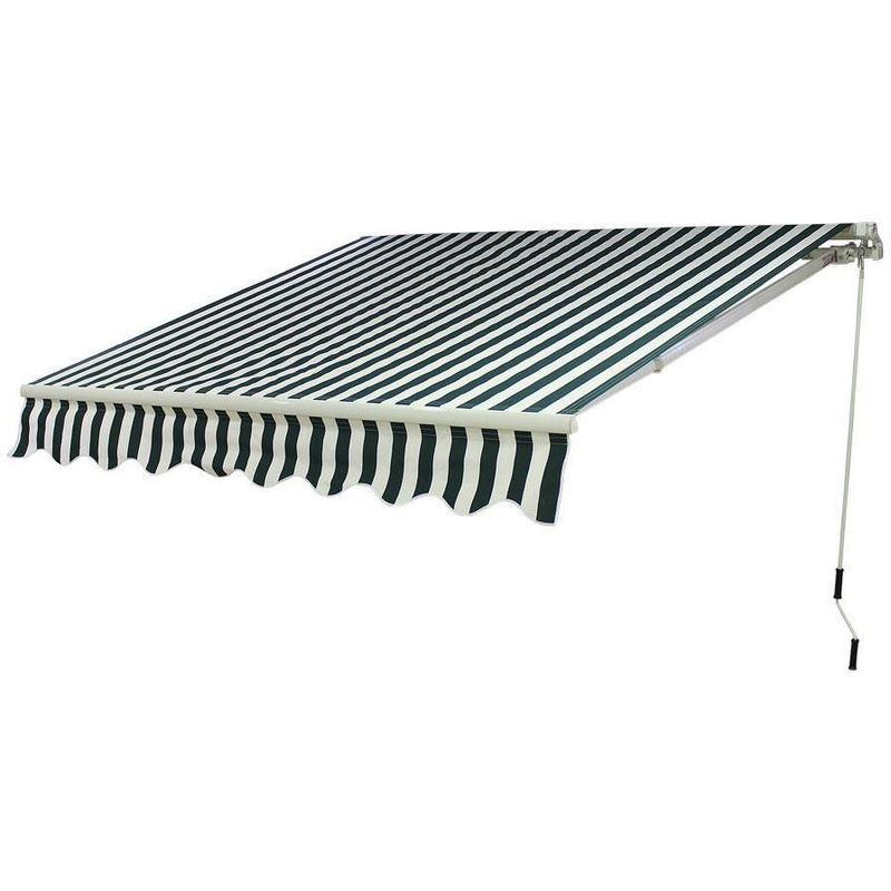 

TOLDO MOD. NQ05 COLOR VERDE-BLANCO 3x2,5 mts - NEOFERR..