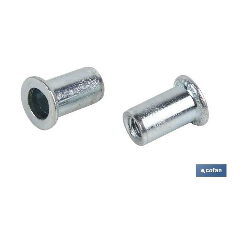 

PLIMPO tuercas remachables acero anchas m4 caja 200 unid.
