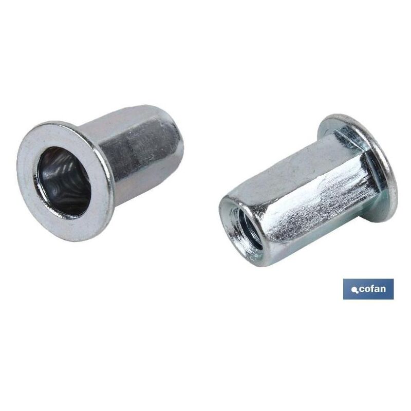 

PLIMPO tuercas remachables hexag. anchas m10 caja 200 unid.