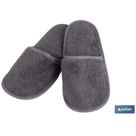 PLIMPO zapatillas baño gris antracita modelo piedra talla.m