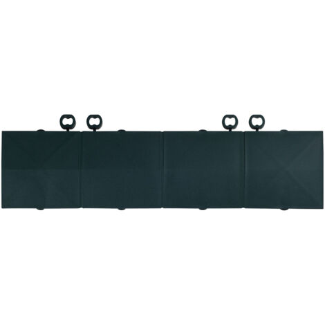 Plinthe à câbles grise anthracite épaisseur 12 mm Plinthe à dimensions 30 x 7,5 cm Plinthe en plastique clipsage facile usage intérieur et extérieur